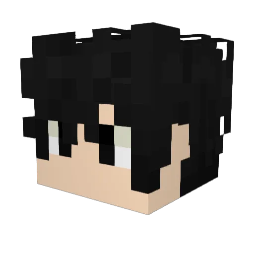 Danny_10K Minecraft avatar head, 3D render