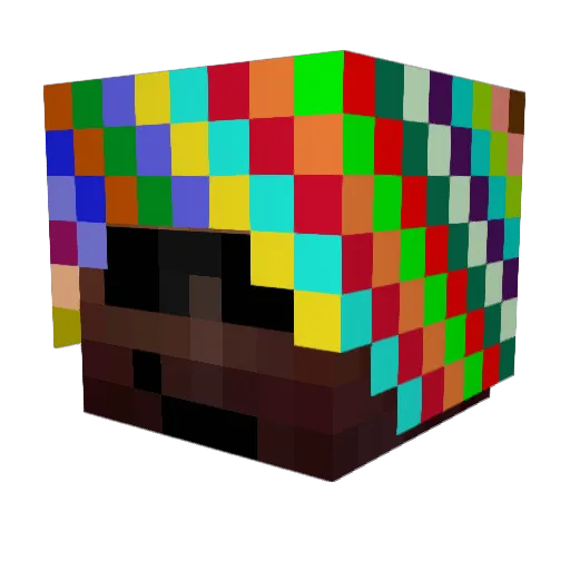 Danny_Froman Minecraft avatar head, 3D render