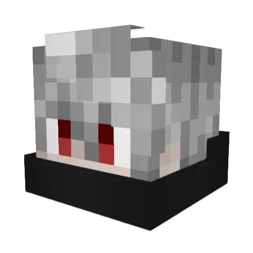 Danny_law Minecraft avatar head, 3D render