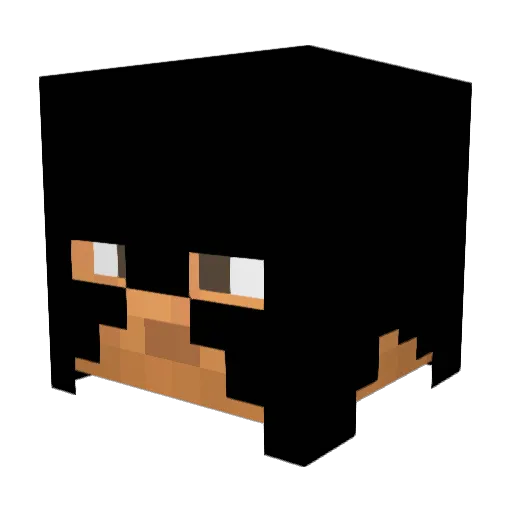Dannydan100 Minecraft avatar head, 3D render