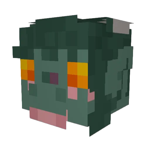 Dannyel0 Minecraft avatar head, 3D render