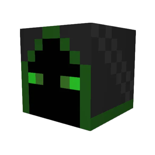 Dannyheu Minecraft avatar head, 3D render