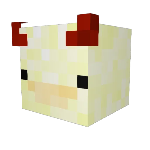 Dannykids123 Minecraft avatar head, 3D render