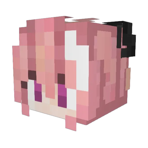 Dannymaxium Minecraft avatar head, 3D render
