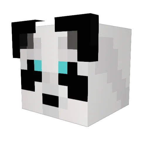 Dannyssimo Minecraft avatar head, 3D render