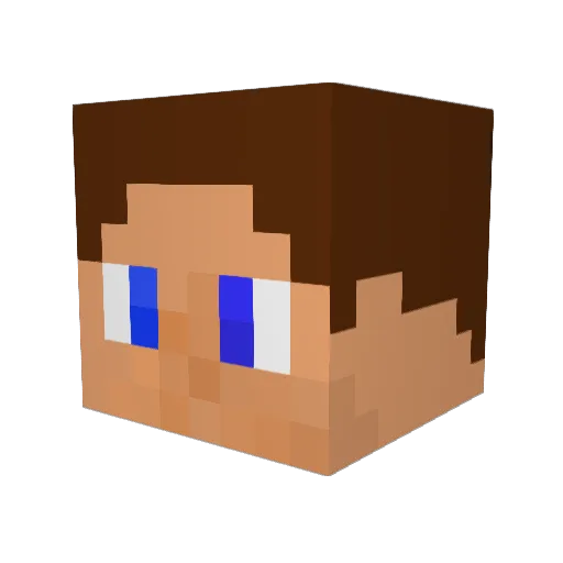 Dannyyjs Minecraft avatar head, 3D render