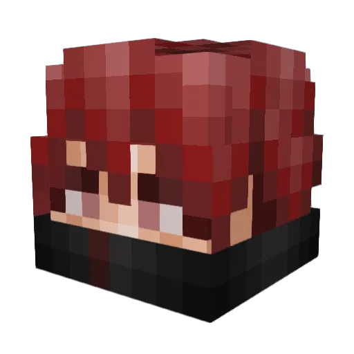 DannyyyUHC Minecraft avatar head, 3D render