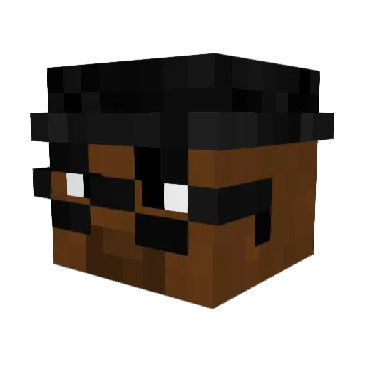 DanoTheImpaler Minecraft avatar head, 3D render