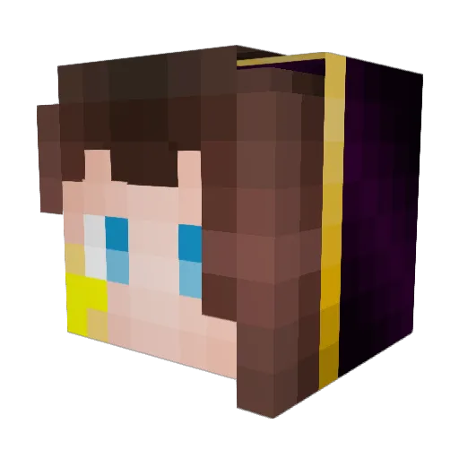 Danohm Minecraft avatar head, 3D render