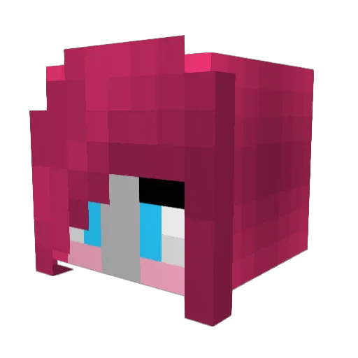 DanoontjeCons Minecraft avatar head, 3D render