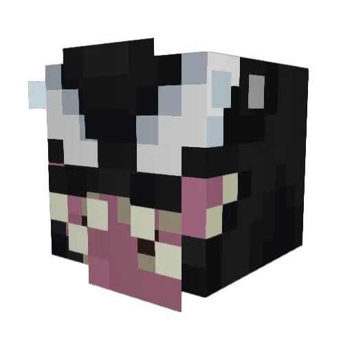 Danpaladai Minecraft avatar head, 3D render