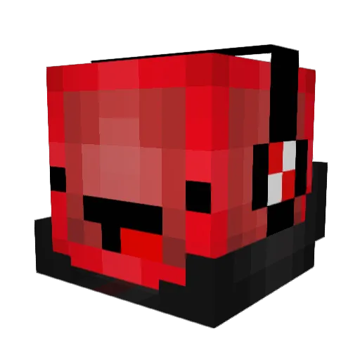 Danplayz11111 Minecraft avatar head, 3D render