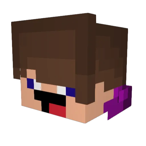 Danre94 Minecraft avatar head, 3D render