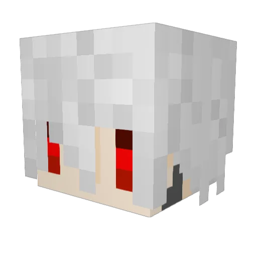 DansunPro Minecraft avatar head, 3D render