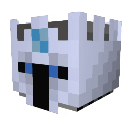 DansusPrime Minecraft avatar head, 3D render
