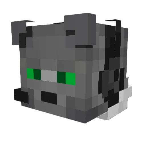 Dante0523 Minecraft avatar head, 3D render