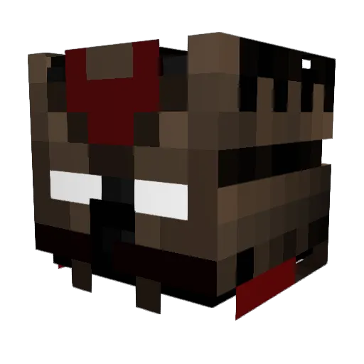 Dante167 Minecraft avatar head, 3D render