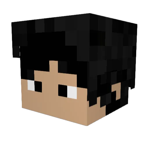 Dante201112 Minecraft avatar head, 3D render