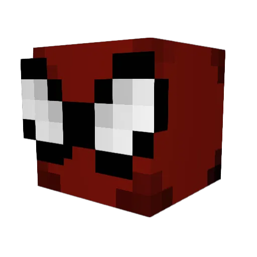 DanteAkai Minecraft avatar head, 3D render