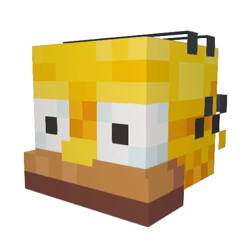 DanteGOD54 Minecraft avatar head, 3D render