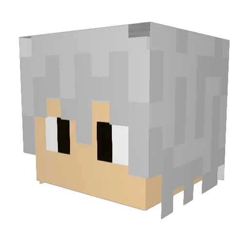 DanteNHD Minecraft avatar head, 3D render