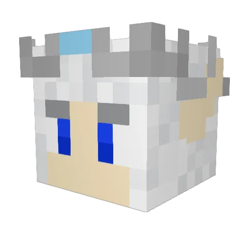 DanteSole Minecraft avatar head, 3D render
