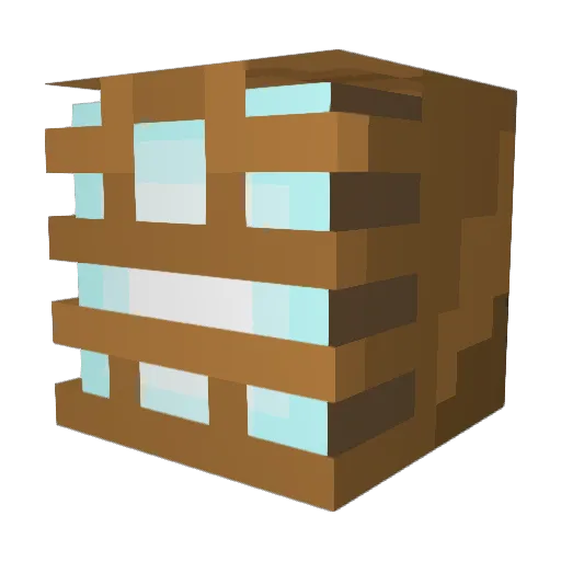 DanteTheBadger Minecraft avatar head, 3D render