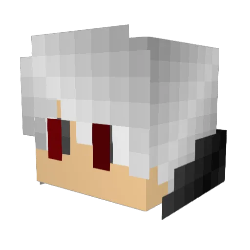 Dante_Cipher Minecraft avatar head, 3D render