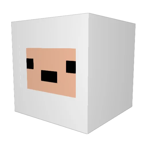 Dante_Lynx Minecraft avatar head, 3D render