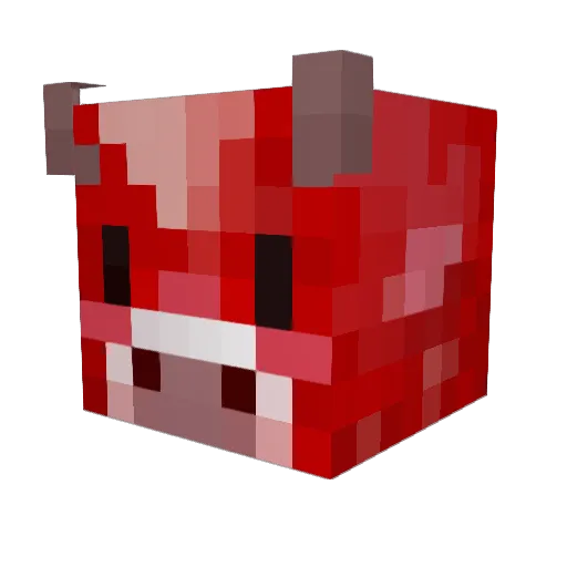 Dantess_ Minecraft avatar head, 3D render