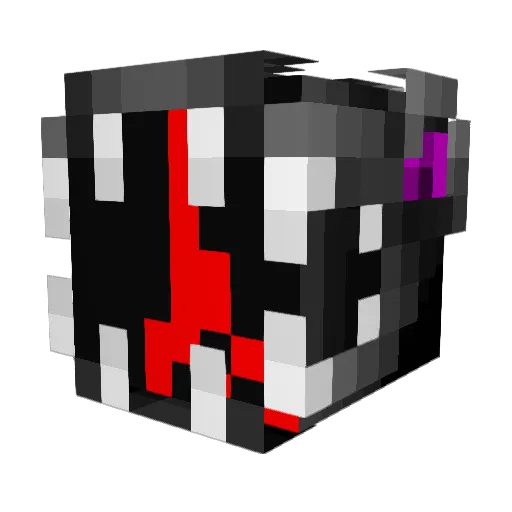 DantheMan4708 Minecraft avatar head, 3D render