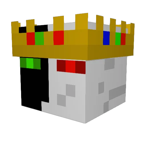 Dantheman123493 Minecraft avatar head, 3D render