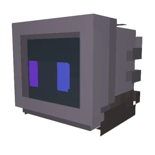 DantherFps Minecraft avatar head, 3D render
