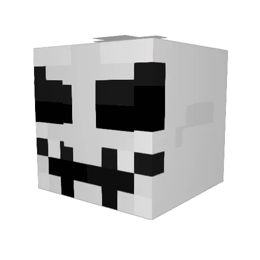 Danver87 Minecraft avatar head, 3D render