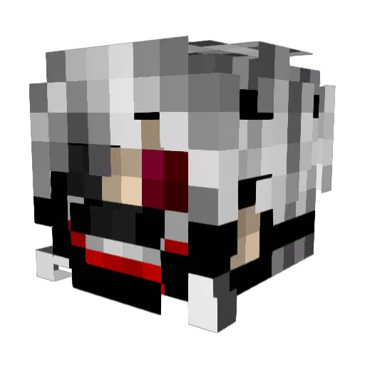 Danxbox80 Minecraft avatar head, 3D render