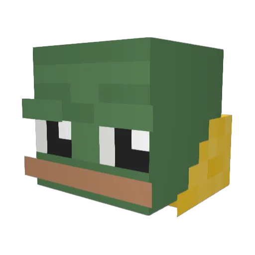 DanyBoy3000 Minecraft avatar head, 3D render