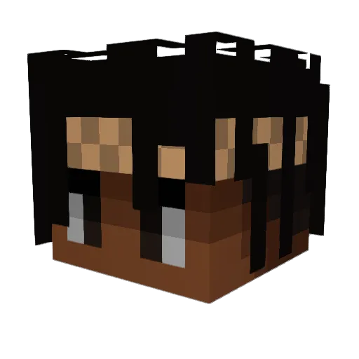 DanyChess Minecraft avatar head, 3D render