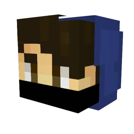 DanyFA14 Minecraft avatar head, 3D render
