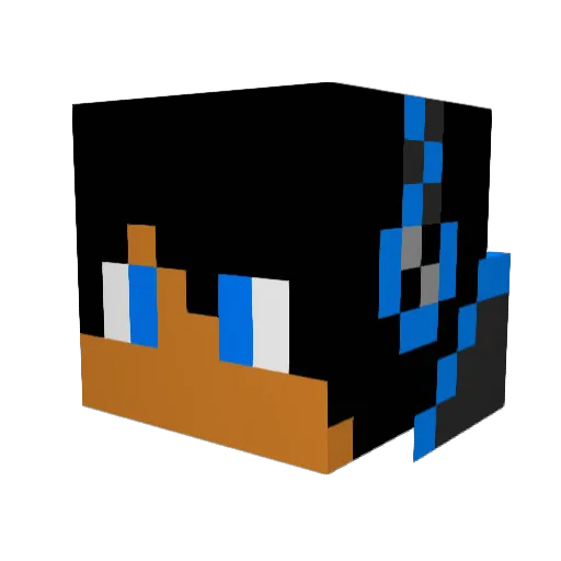 DanyGamer24 Minecraft avatar head, 3D render