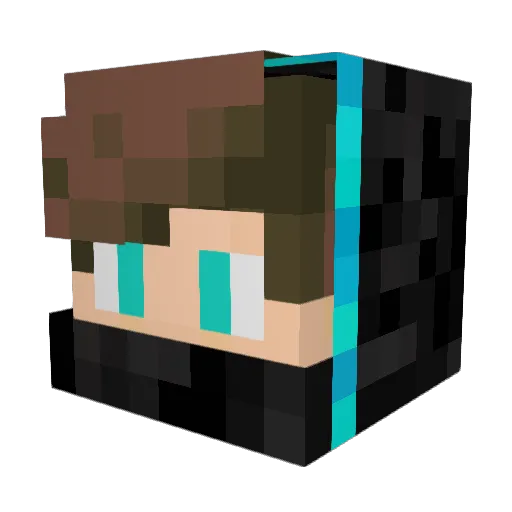 Dany_252 Minecraft avatar head, 3D render