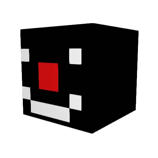 DanyaBU2 Minecraft avatar head, 3D render