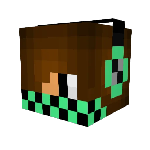 Danyi27 Minecraft avatar head, 3D render