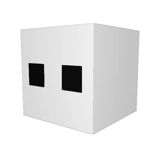 Danytom Minecraft avatar head, 3D render