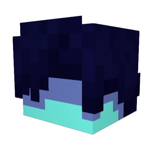 Danziell Minecraft avatar head, 3D render
