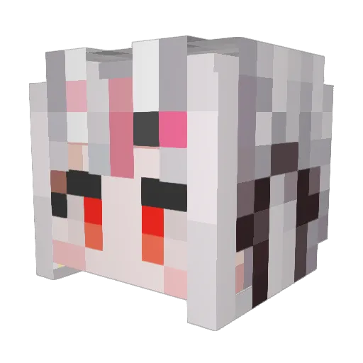 Danzon88 Minecraft avatar head, 3D render