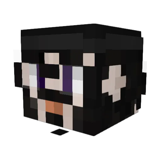Daoloth13 Minecraft avatar head, 3D render