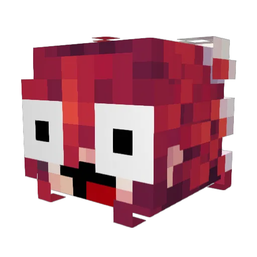 Dapeco Minecraft avatar head, 3D render