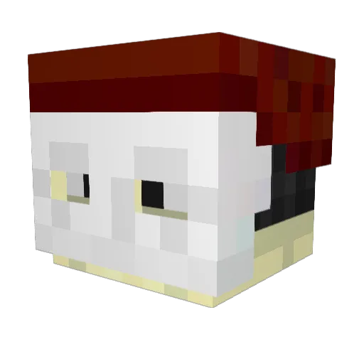 Dapper_Sam Minecraft avatar head, 3D render