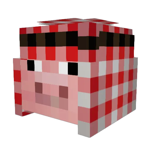 DappereA07 Minecraft avatar head, 3D render