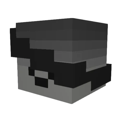 DappoGaming Minecraft avatar head, 3D render